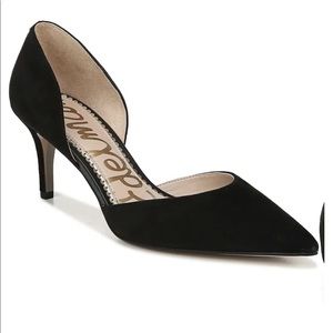 Sam Edelman Jaina black suede heels